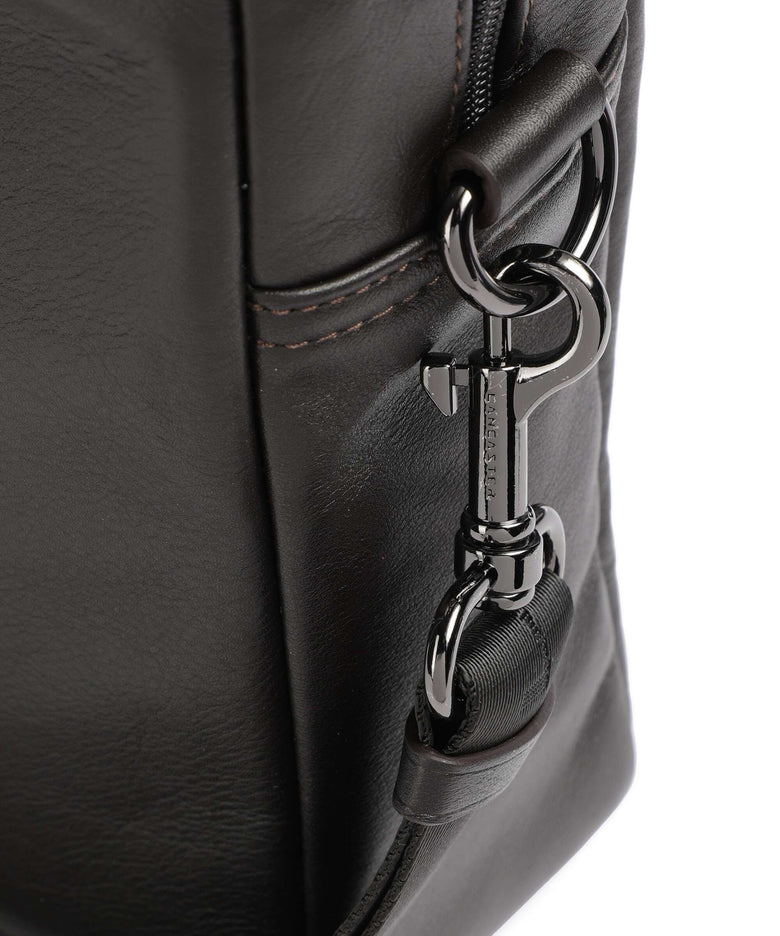 Lancaster Soft Vintage Briefcase marron