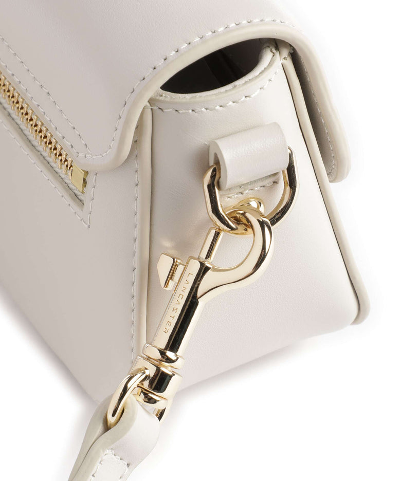 Lancaster Paris Médaille Crossbody bag ecru