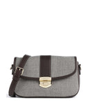 Lancaster Chevron Fia Crossover taske marron chevron