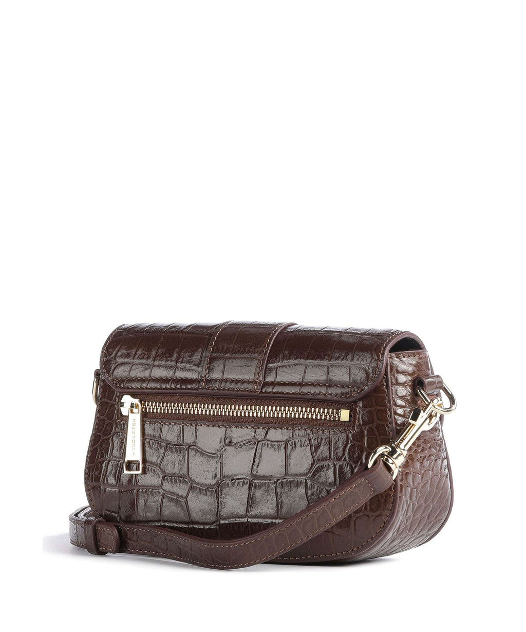Lancaster Exotic Croco CN Crossbody bag vison