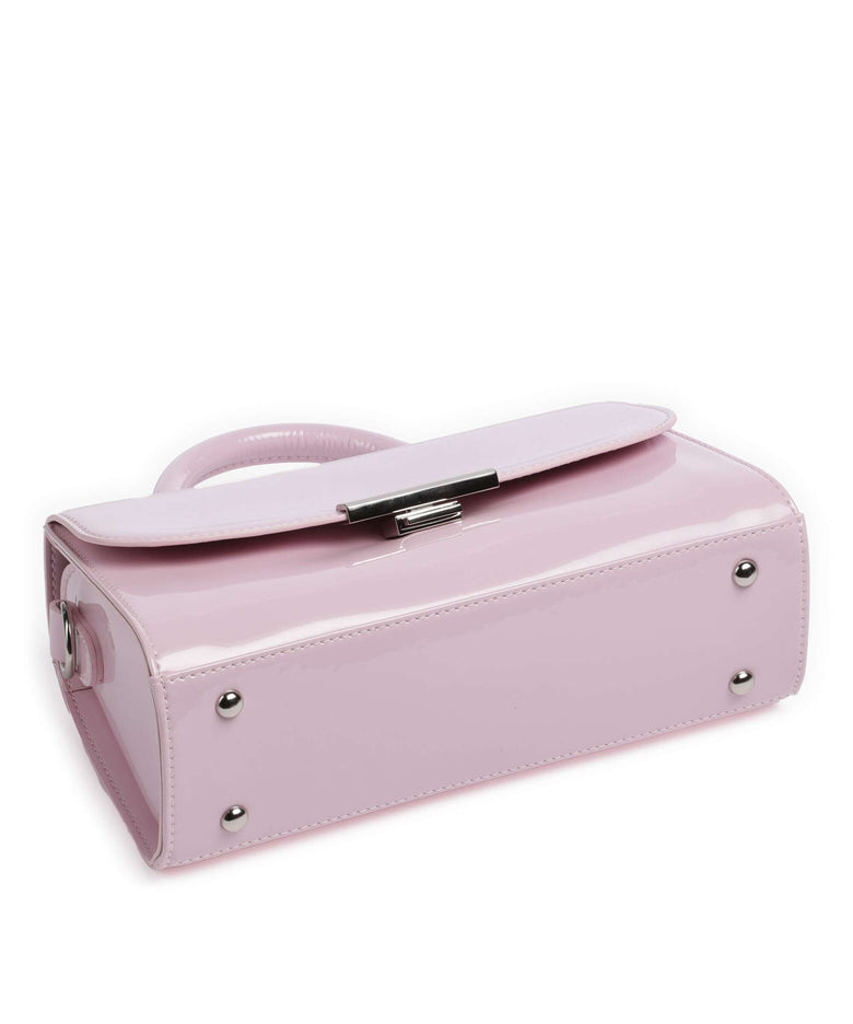 Lancaster Firenze Vernis Handbag rose