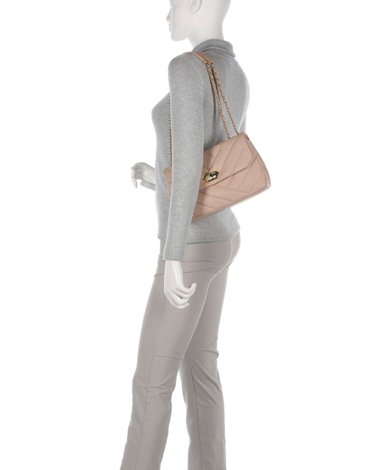 Lancaster Soft Matelassé Shoulder bag nuderose