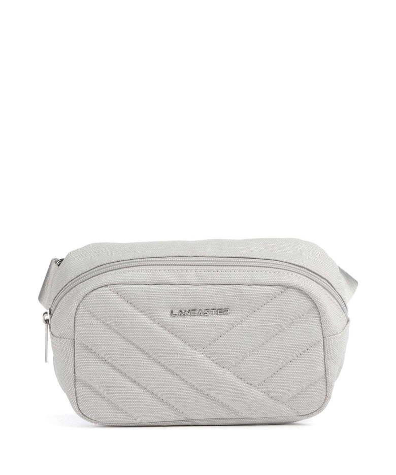 Lancaster Canvas Matelassé Fanny pack mastic