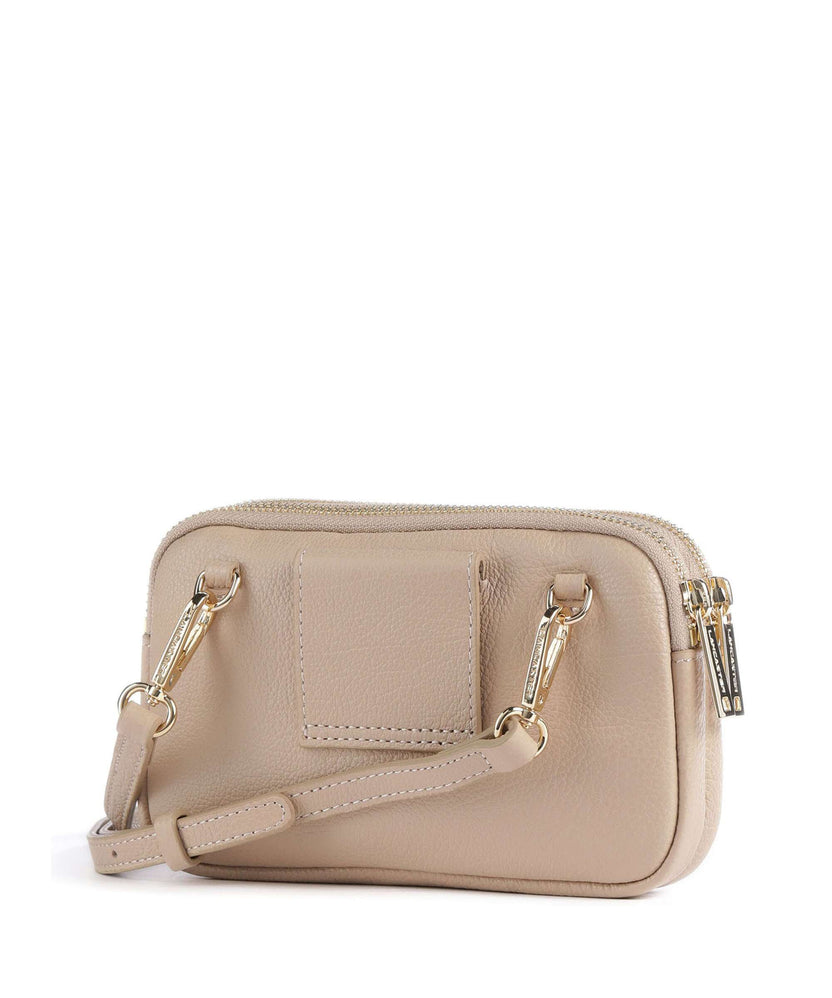 Lancaster Dune Crossbody bag beige foncé