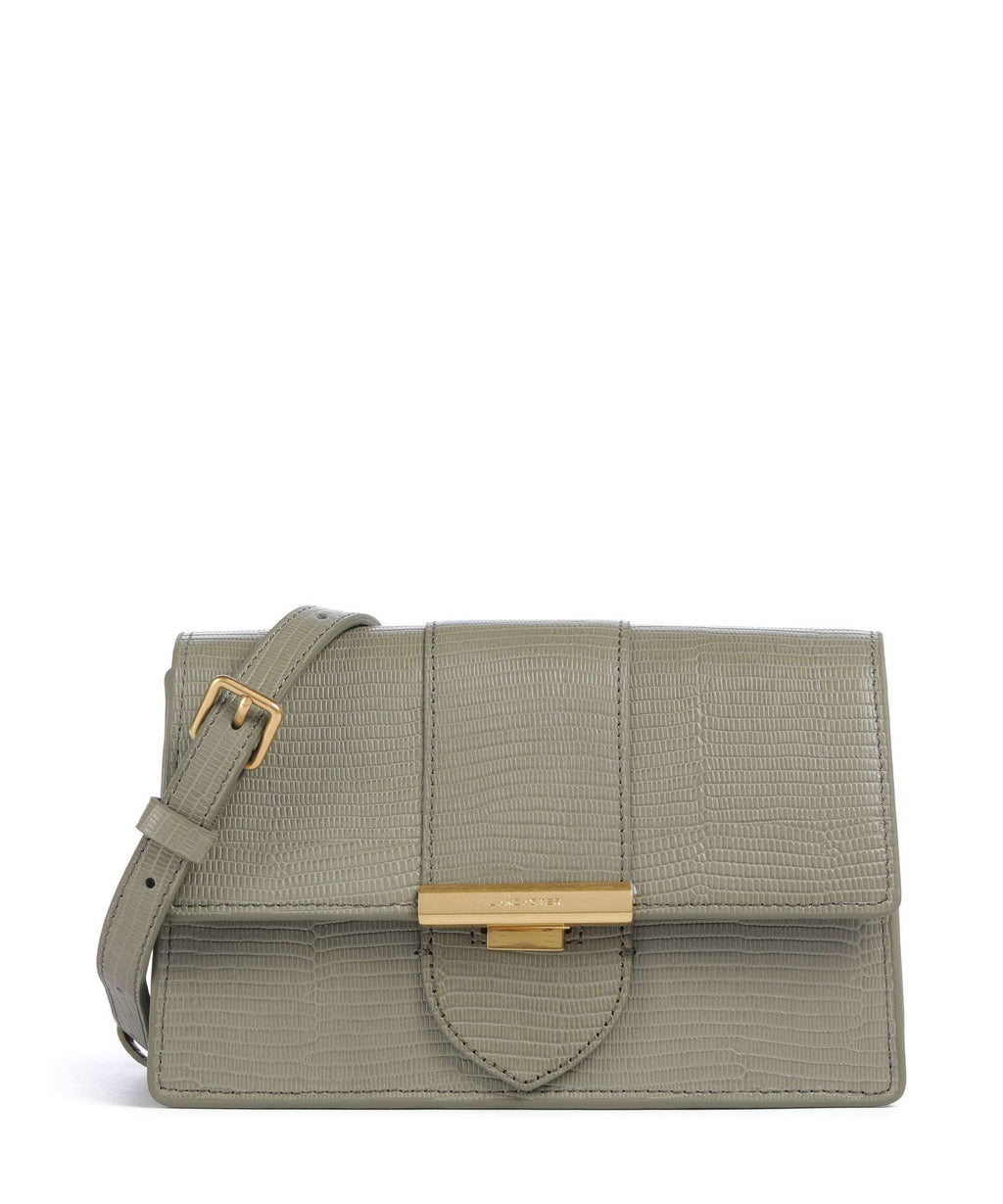 Lancaster Exotic Ily Crossbody bag olive/lézard
