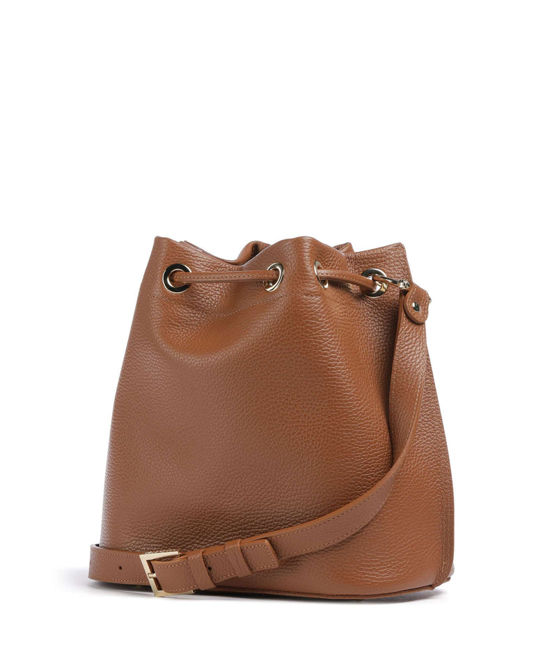 Lancaster Foulonne Alba Double Bucket bag camel/orange