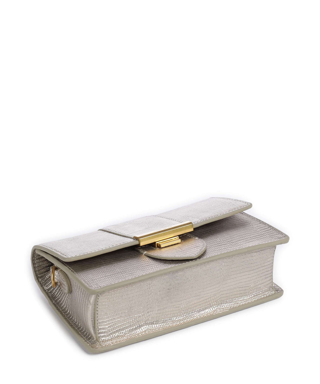 Lancaster Exotic Ily Crossbody bag champagne/lézard