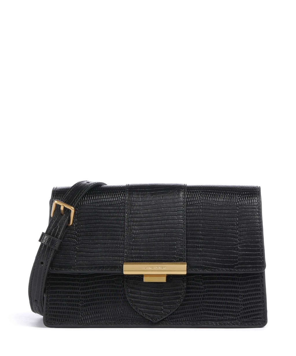 Lancaster Exotic Ily Crossbody bag noir/lézard