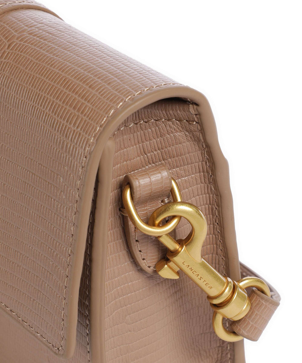Lancaster Exotic Ily Crossbody bag sable/lézard