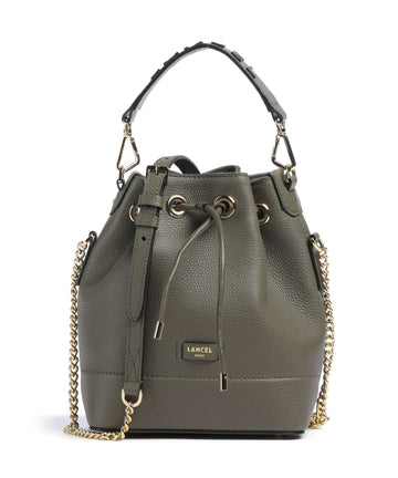 Lancel Ninon S Bucket taske dark khaki