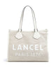 Lancel L Shopper taske natural/white