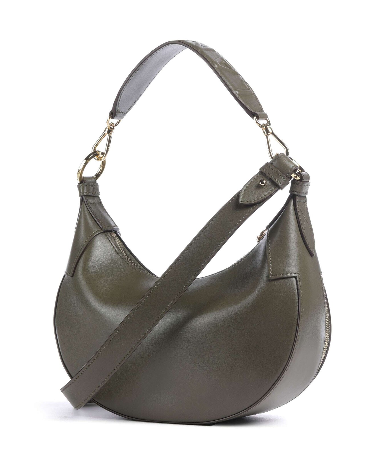 Lancel Origami S Hobo bag dark khaki