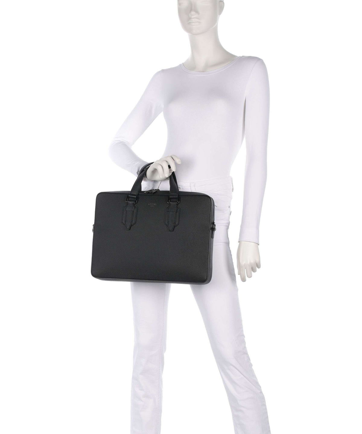 Lancel Charlie Briefcase black