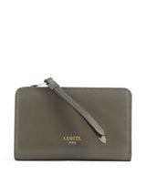 Lancel Origami Pung dark khaki