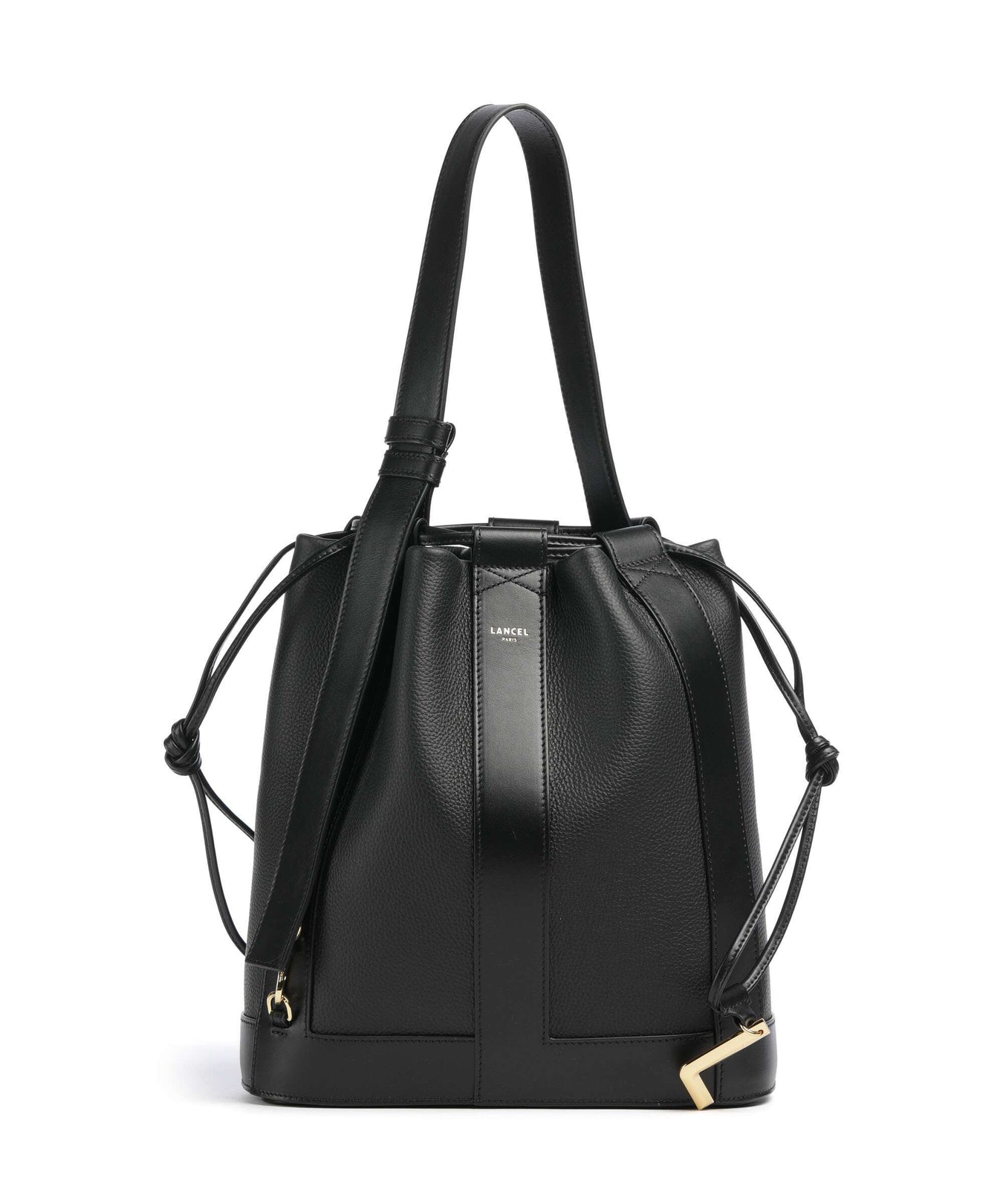 Lancel Elles M Bucket bag black