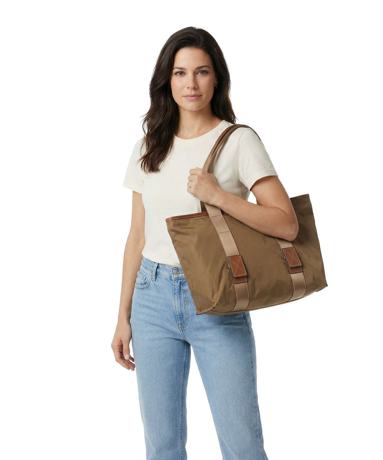 Lancel Mistral M Tote bag beige