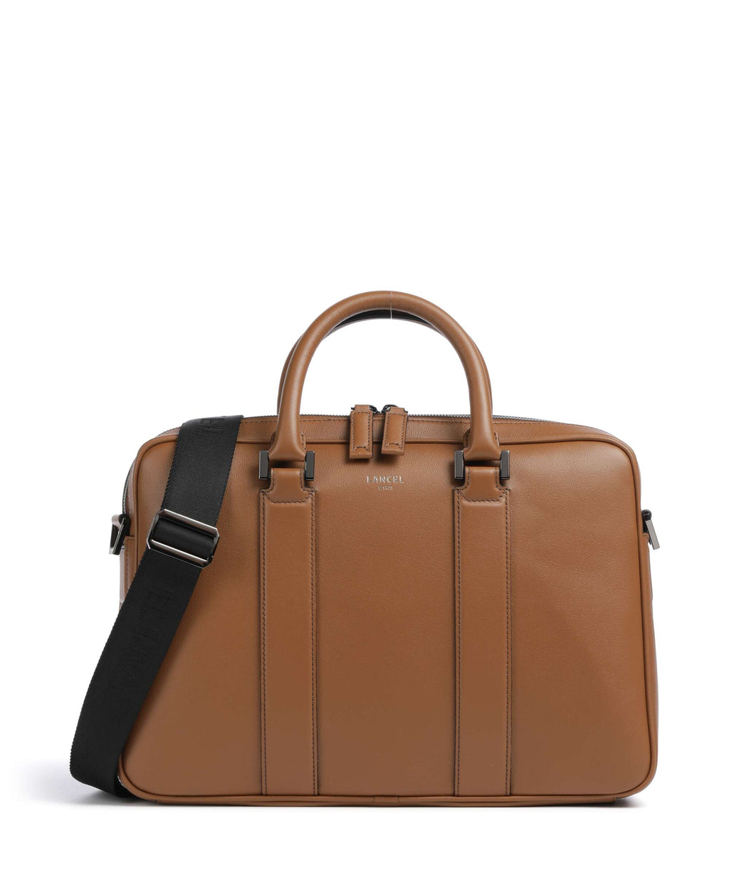 Lancel Edgard Briefcase cognac