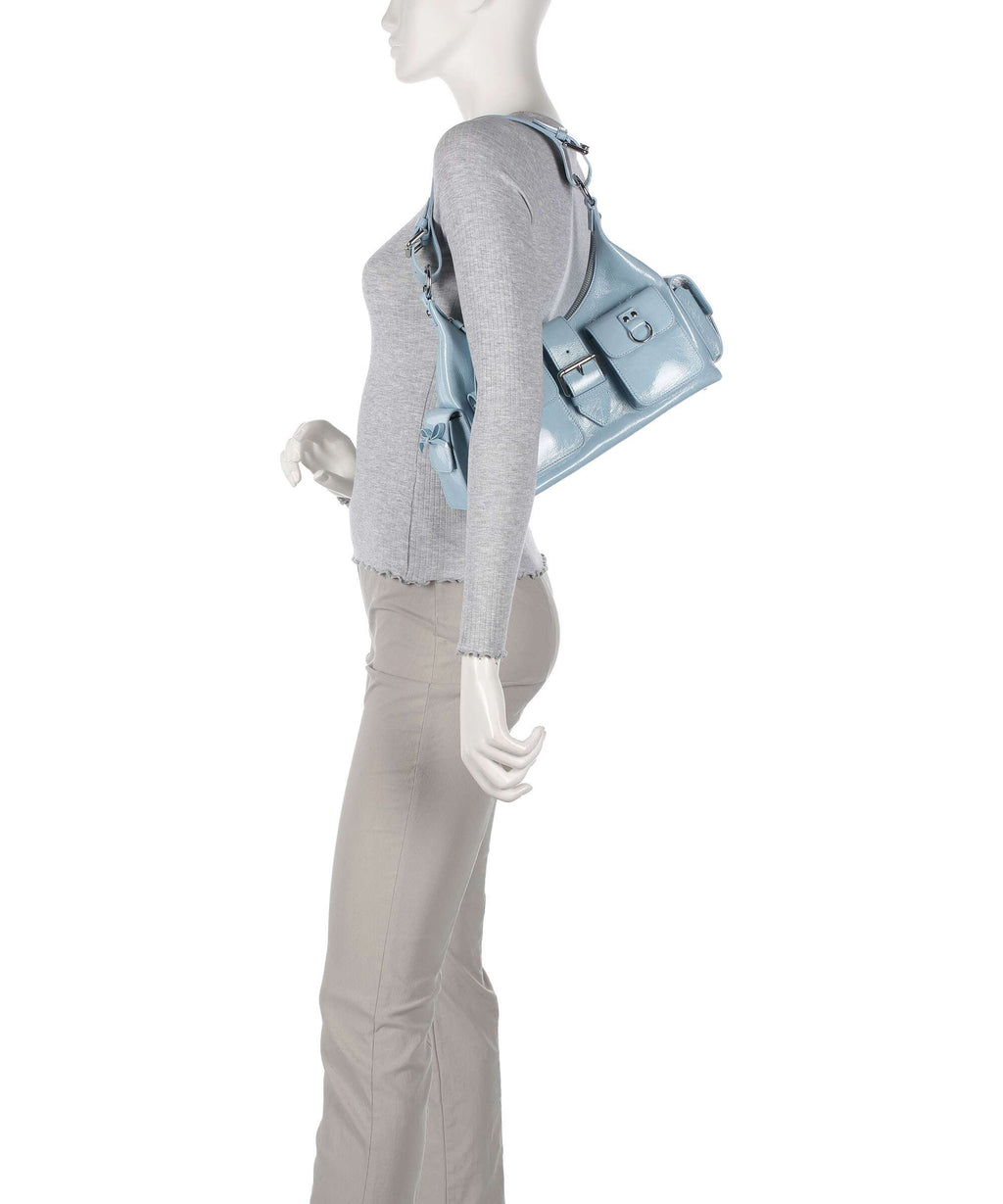 The Kooples Amelia Shoulder bag light blue