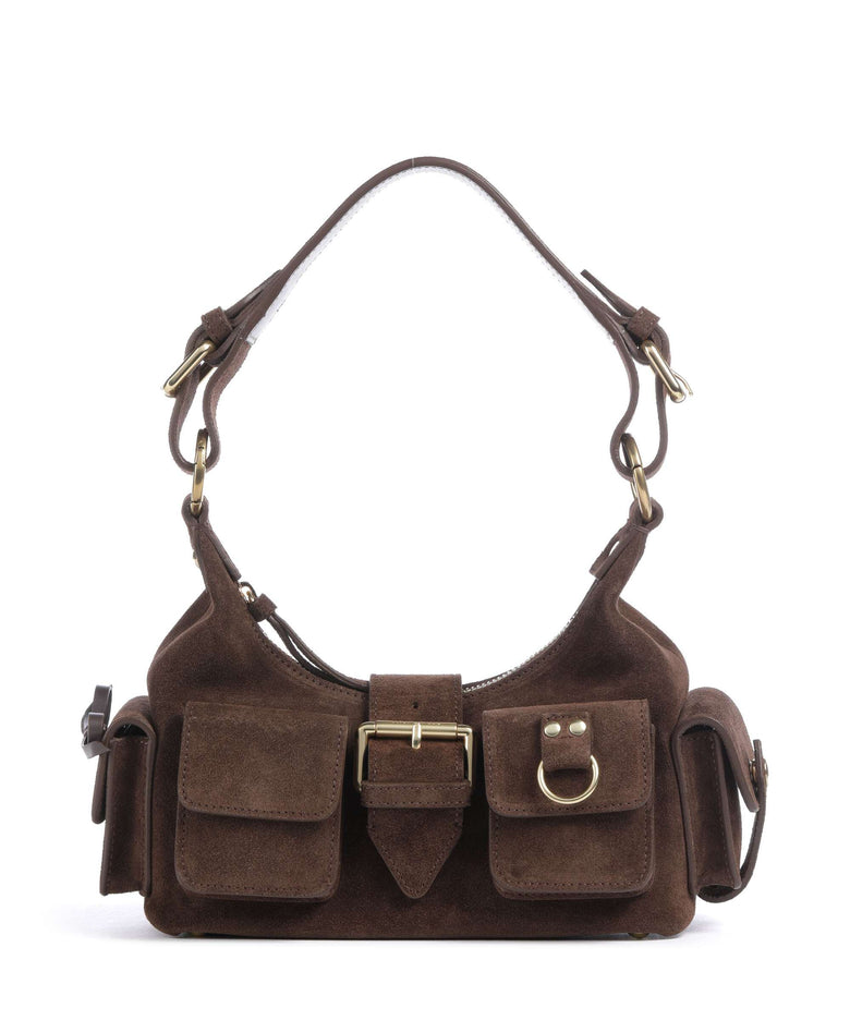 The Kooples Amelia Small Shoulder bag chocolate