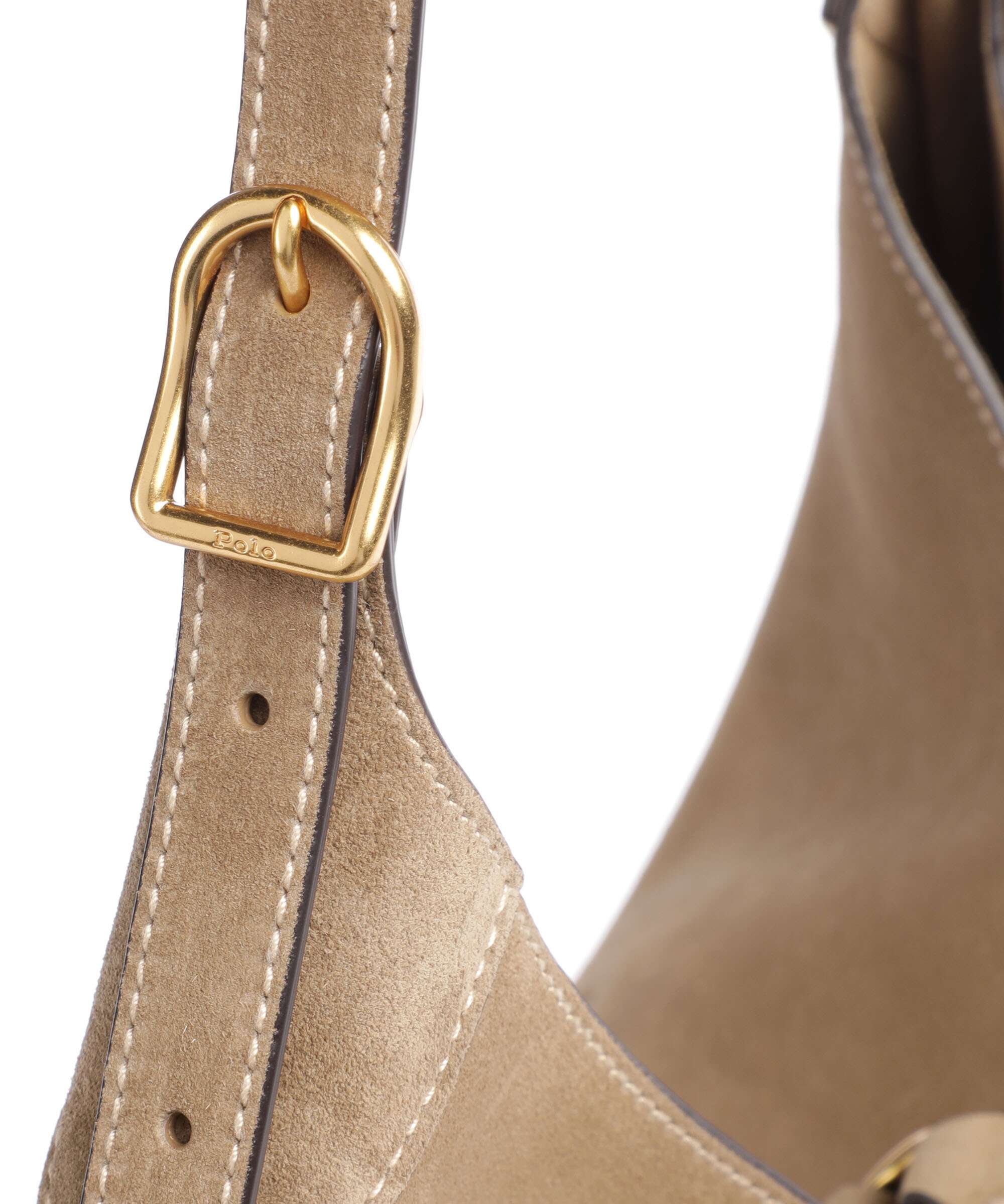 Polo Ralph Lauren ID Collection Medium Hobo bag clay