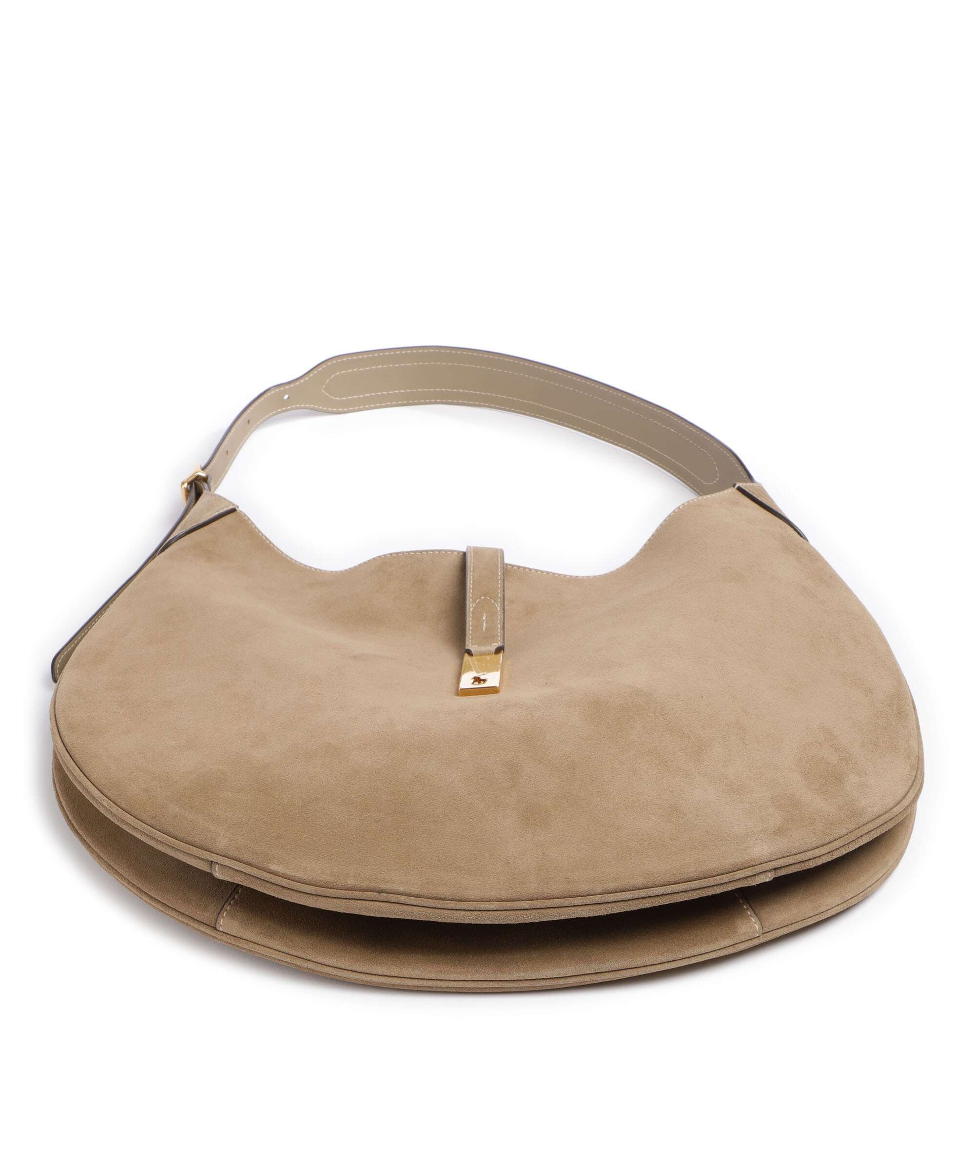Polo Ralph Lauren ID Collection Medium Hobo bag clay
