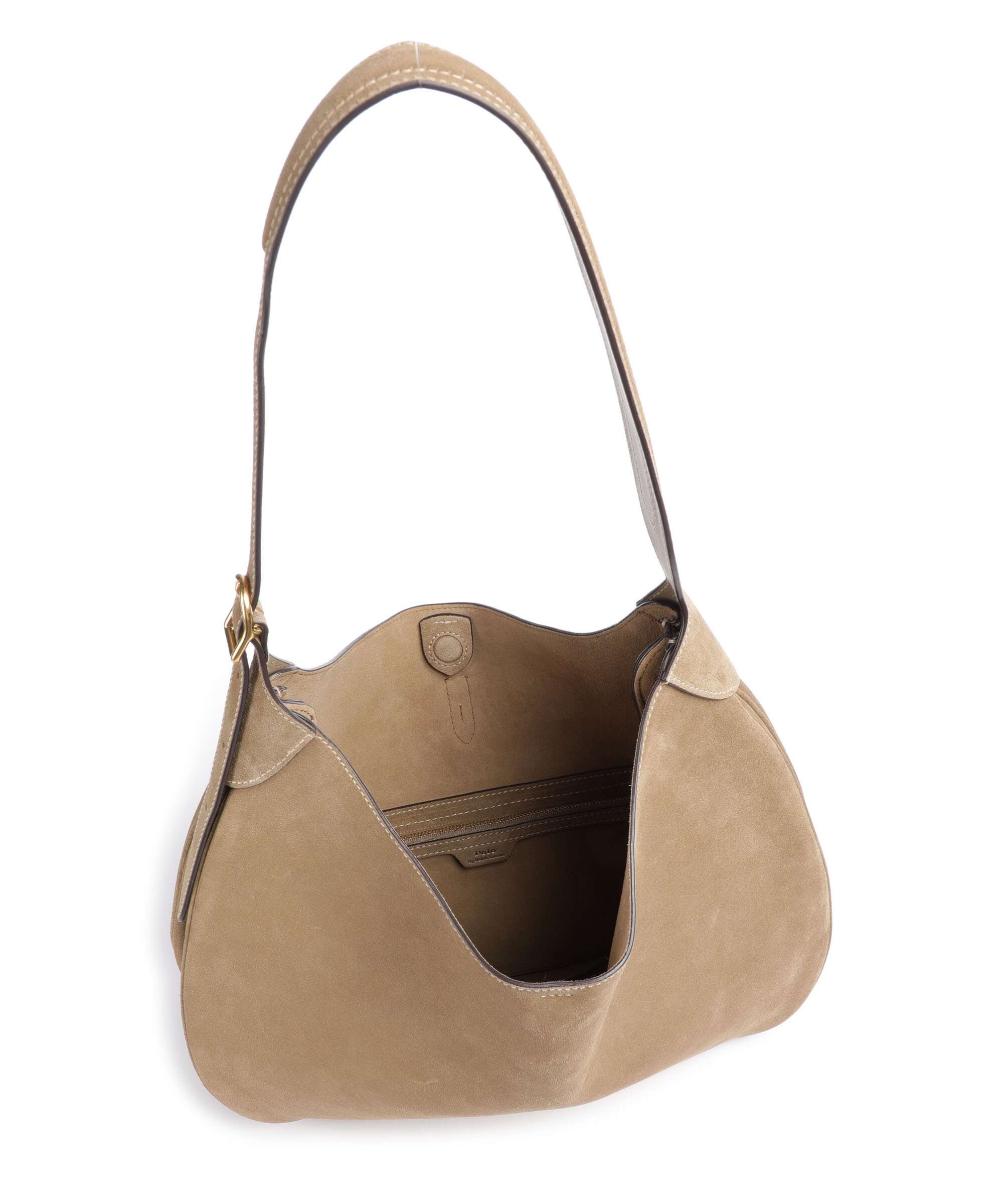 Polo Ralph Lauren ID Collection Medium Hobo bag clay