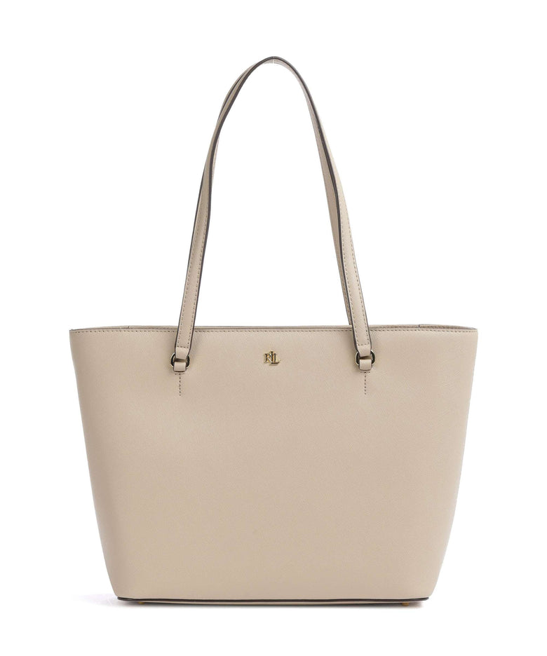 Lauren Ralph Lauren Karly Medium Tote bag birch tan