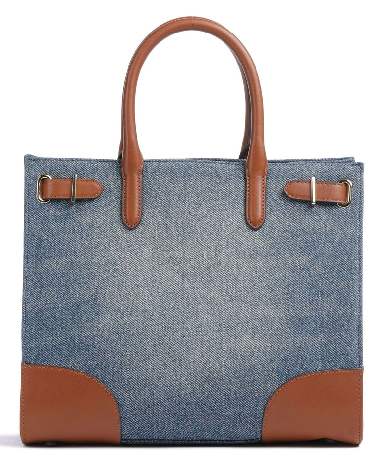 Lauren Ralph Lauren Devyn Medium Handbag sunset indigo wash/lauren tan