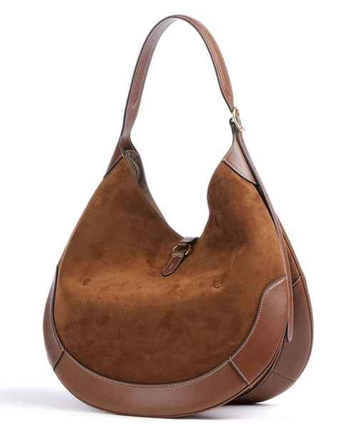 Polo Ralph Lauren ID Collection Medium Hobo bag cinnamon/cuoio