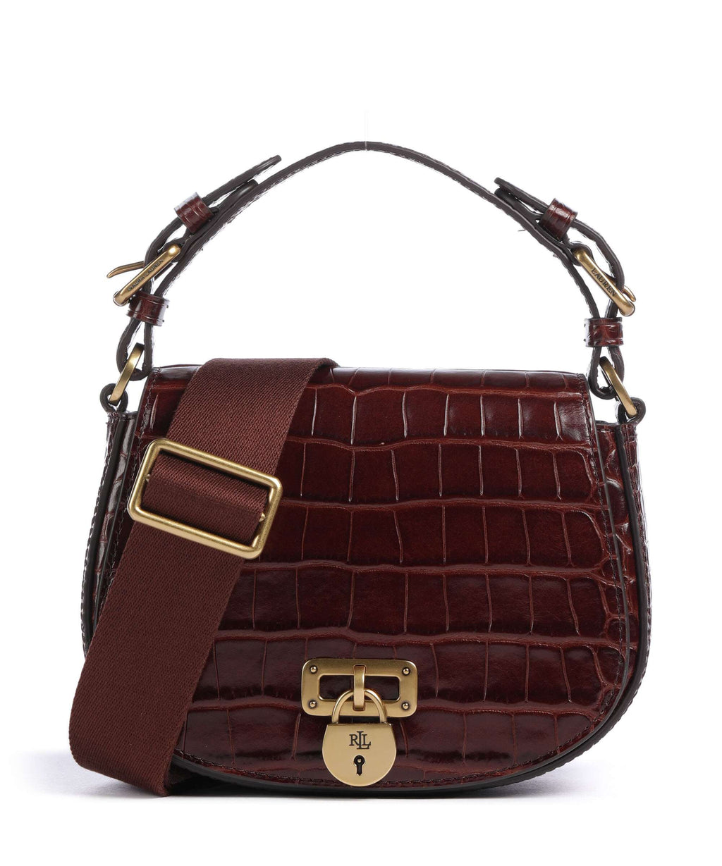 Lauren Ralph Lauren Tanner Medium Crossbody bag dark mahogany