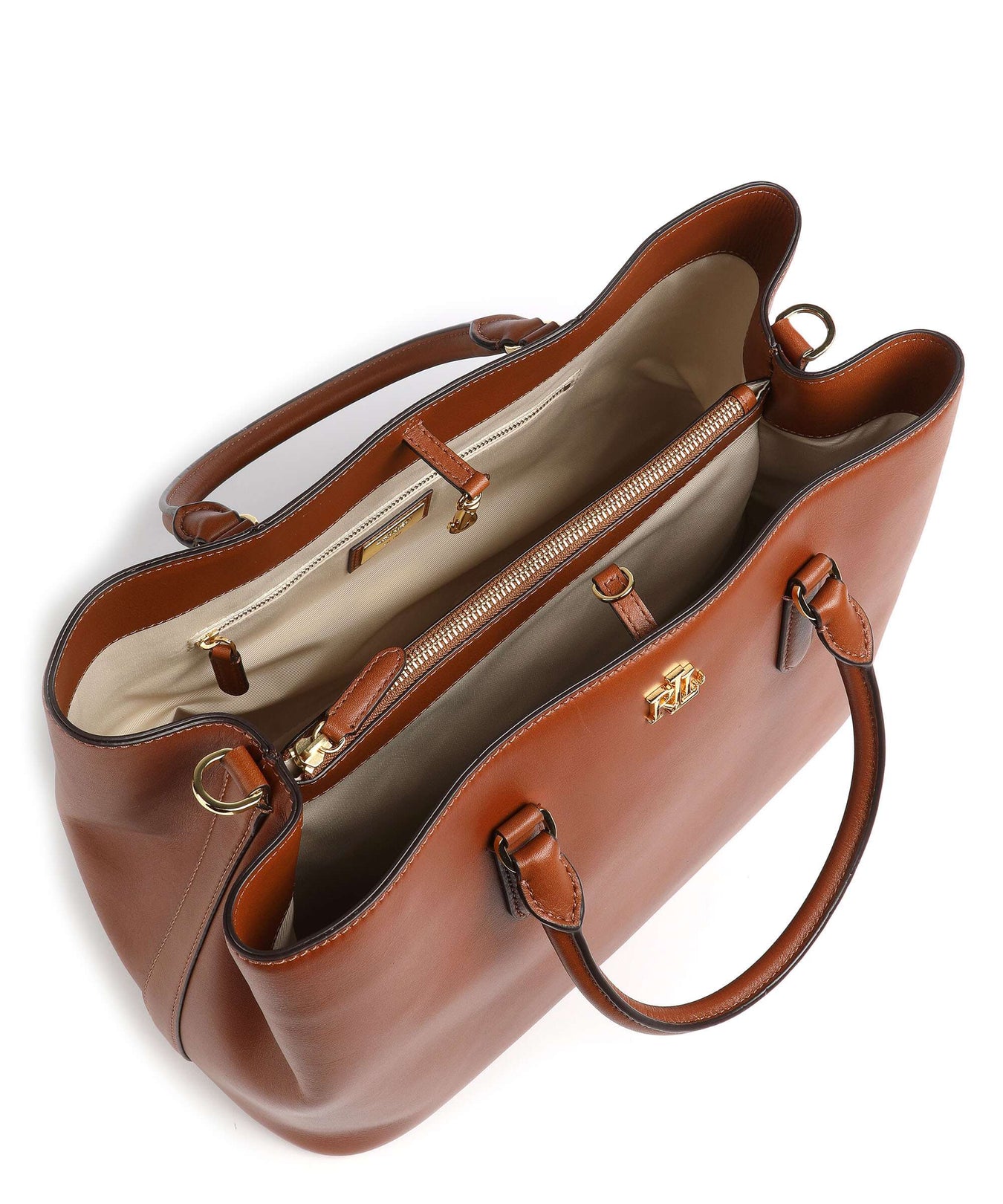 Lauren Ralph Lauren Marcy 36 Handbag tan