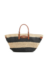 Lauren Ralph Lauren Daphney 40 Straw Håndtaske natural/black/lauren tan