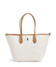 Polo Ralph Lauren Bellport Medium Shopper taske natural/navy