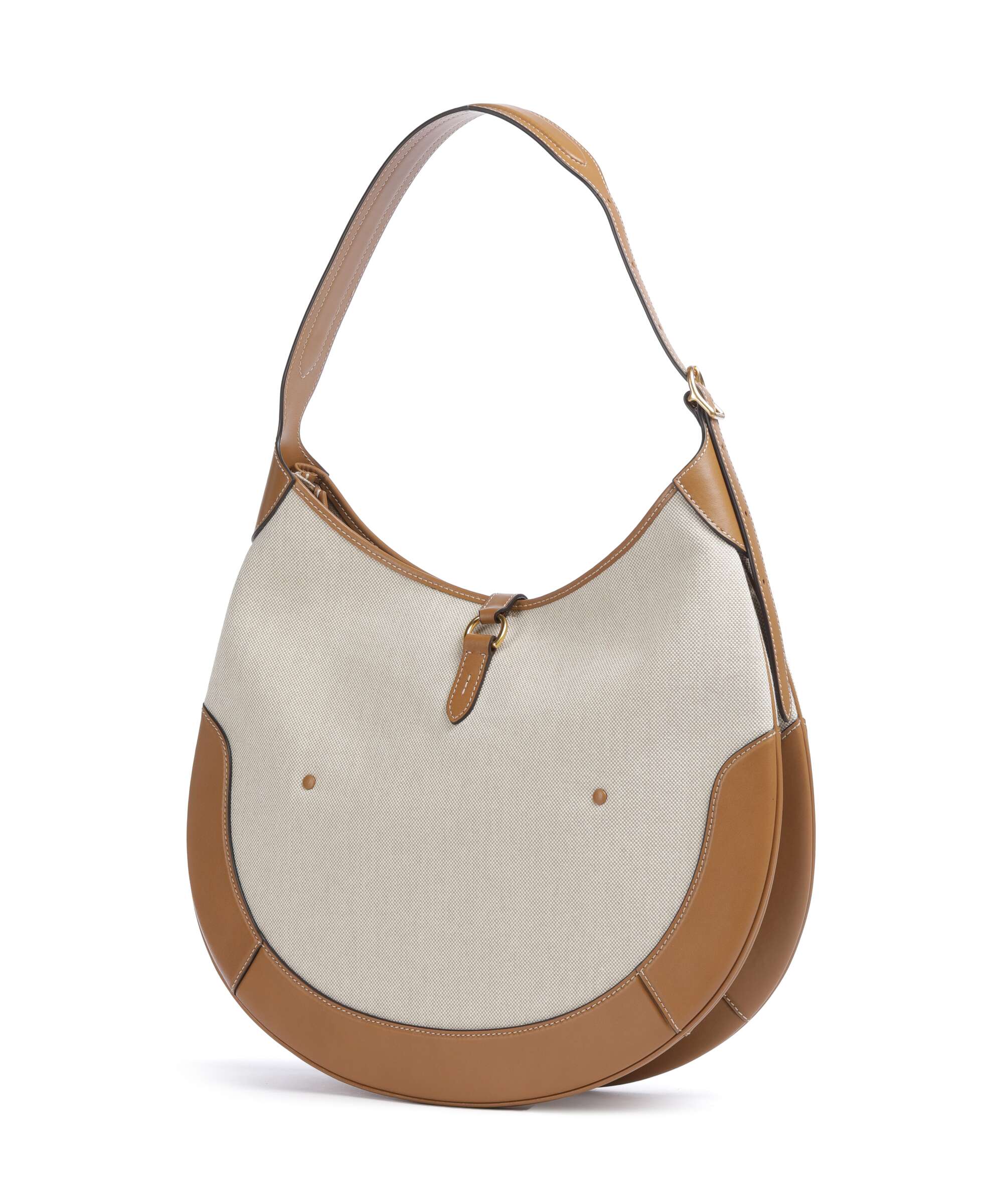 Polo Ralph Lauren ID Collection Medium Hobo bag natural/tan