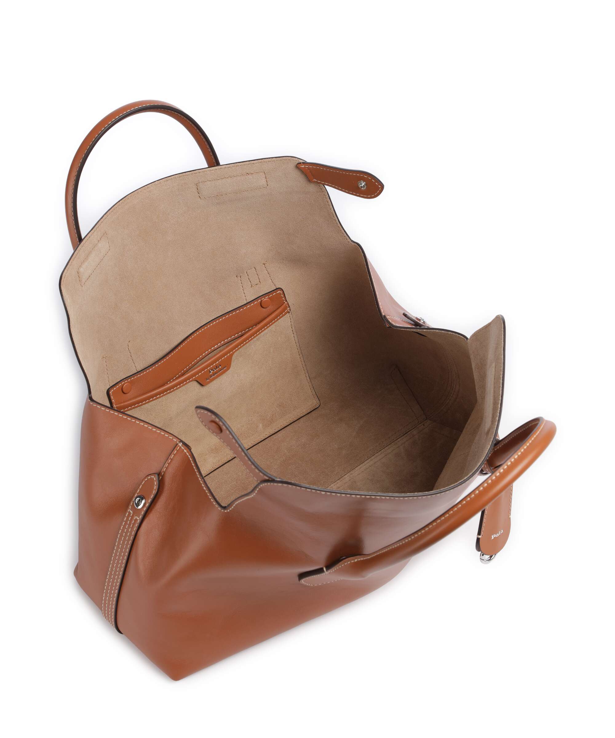 Polo Ralph Lauren Bellport Medium Handbag cognac