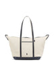 Polo Ralph Lauren Canvas Large Shopper taske ecru/navy