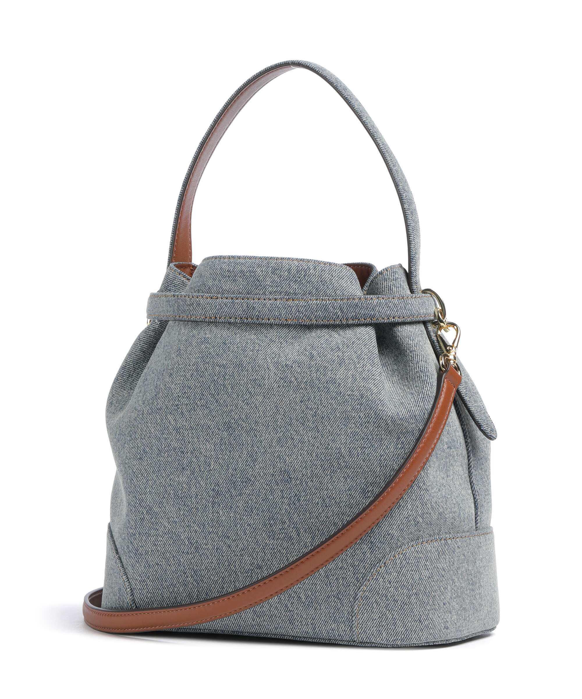 Lauren Ralph Lauren Blaike Medium Bucket bag blue/lauren tan