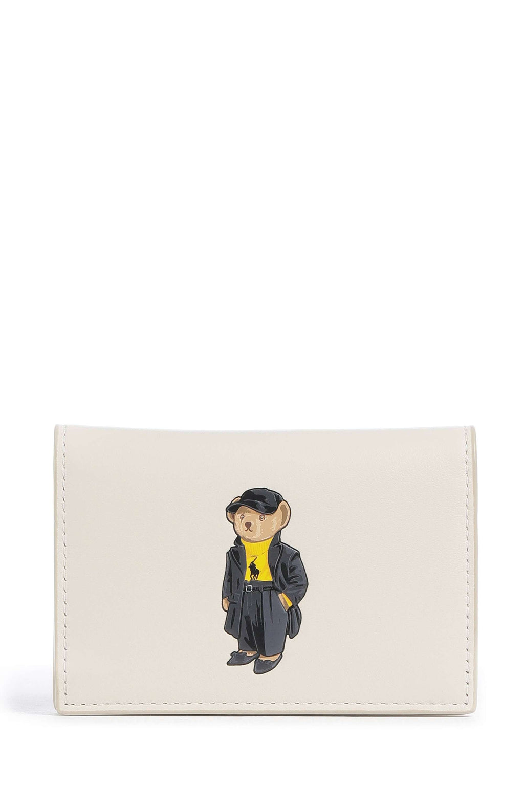 Polo Ralph Lauren Bear Holiday Credit card holder ivory