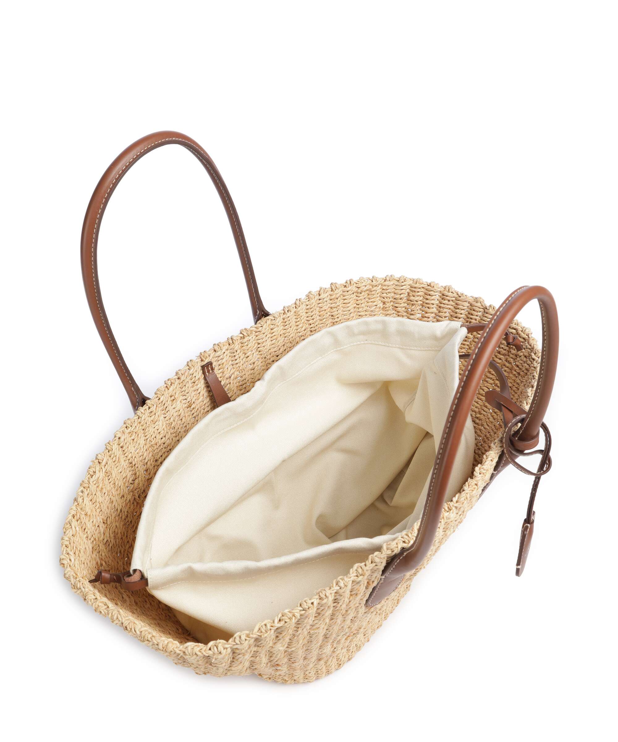 Polo Ralph Lauren Bellport Medium Tote bag natural/cuoio