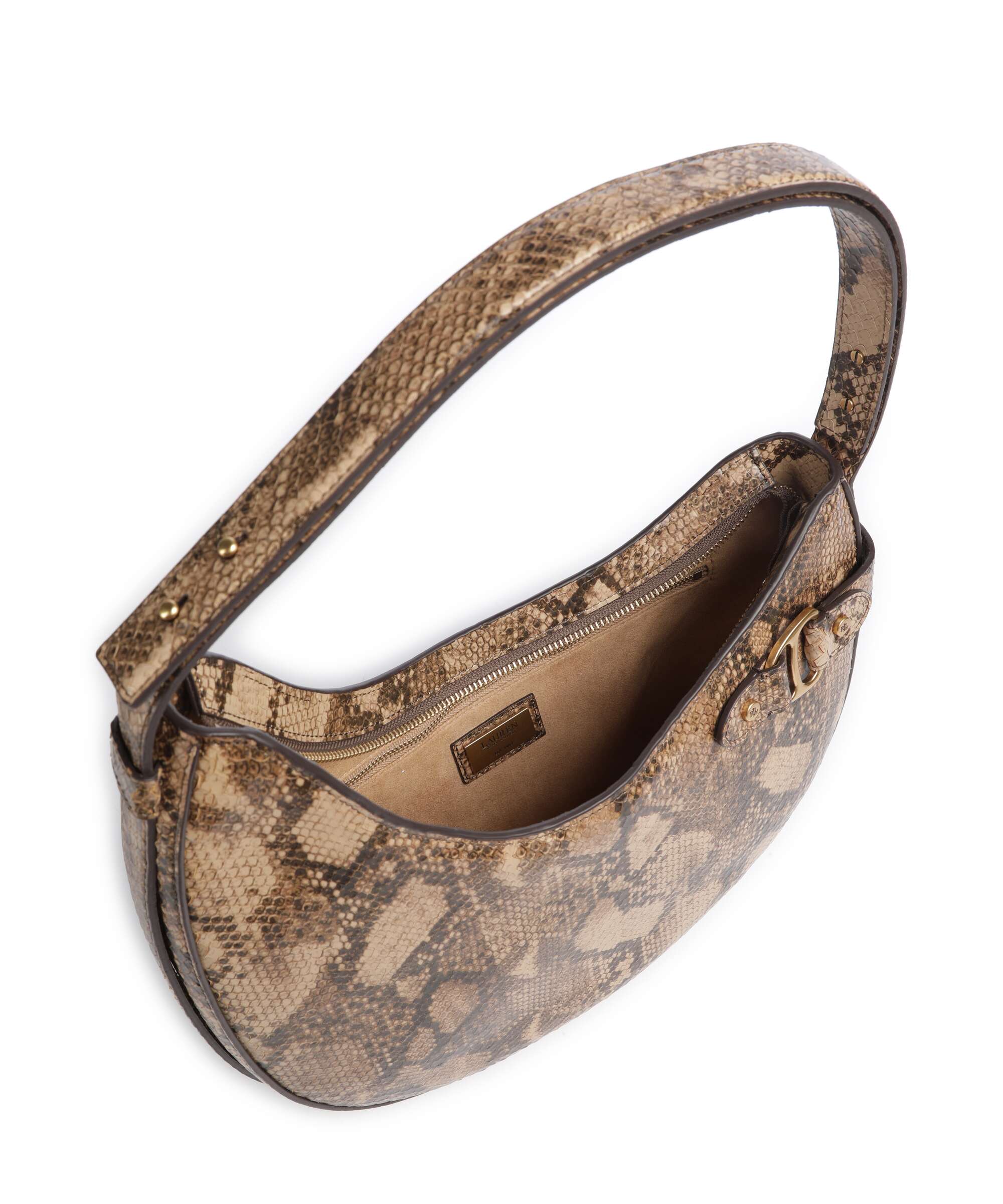 Lauren Ralph Lauren Tasha Large Hobo bag tan multi