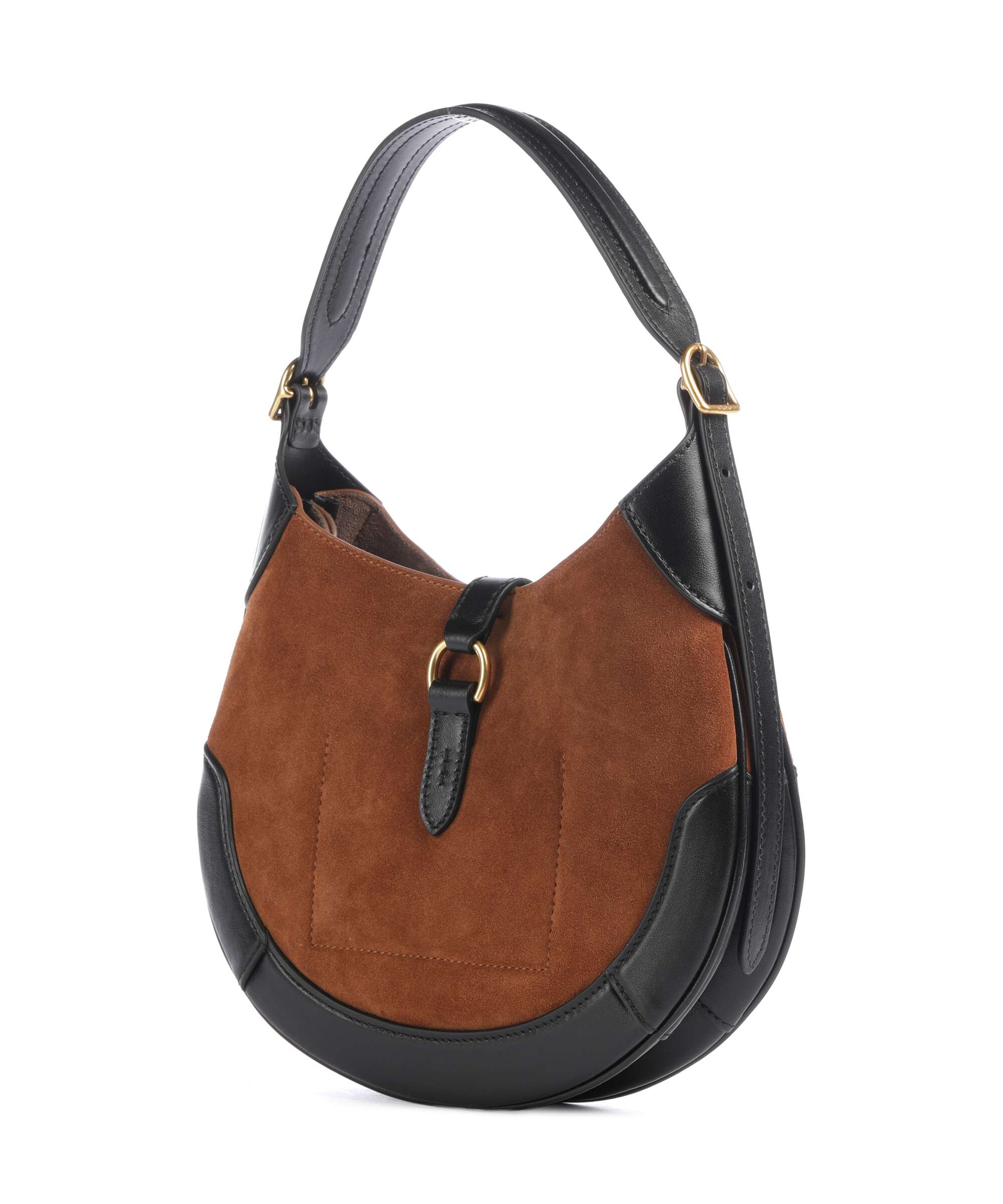 Polo Ralph Lauren ID Collection Small Hobo bag toffee/black