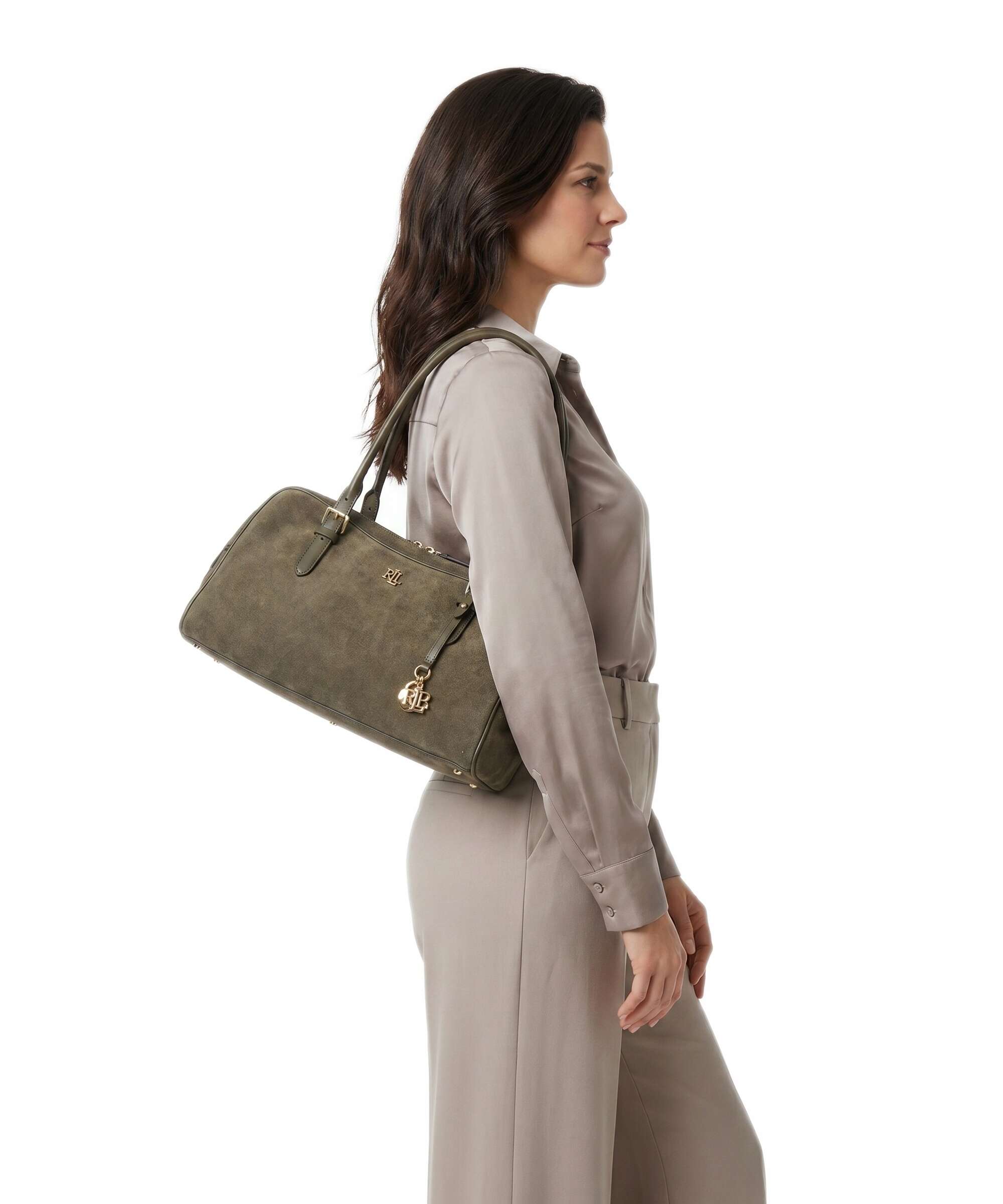 Lauren Ralph Lauren Marcy Large Shoulder bag botanic green