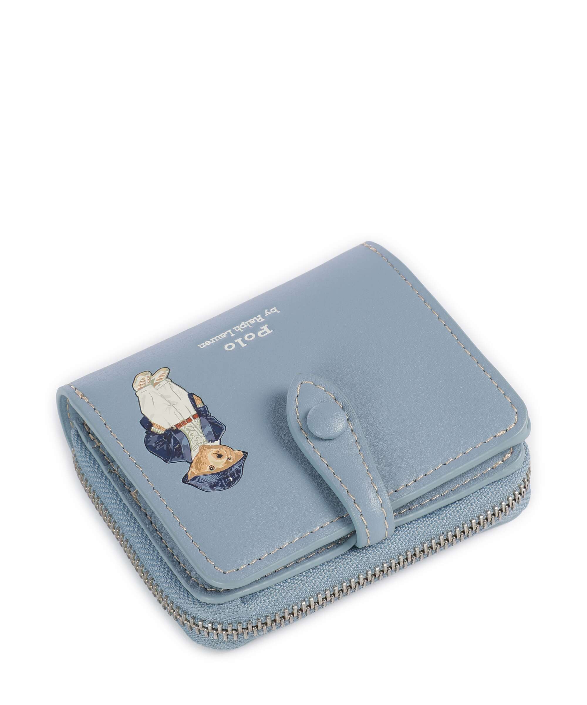 Polo Ralph Lauren Bear Wallet faded denim