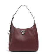 Lauren Ralph Lauren Tanner Large Skuldertaske dark garnet