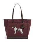 Lauren Ralph Lauren Cameryn Large Tote bag dark garnet/chestnut brown