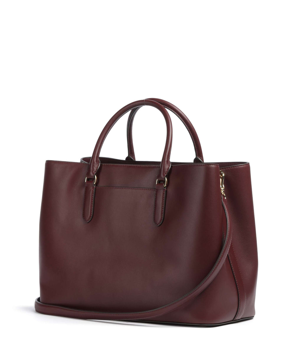 Lauren Ralph Lauren Marcy 36 Handbag dark garnet
