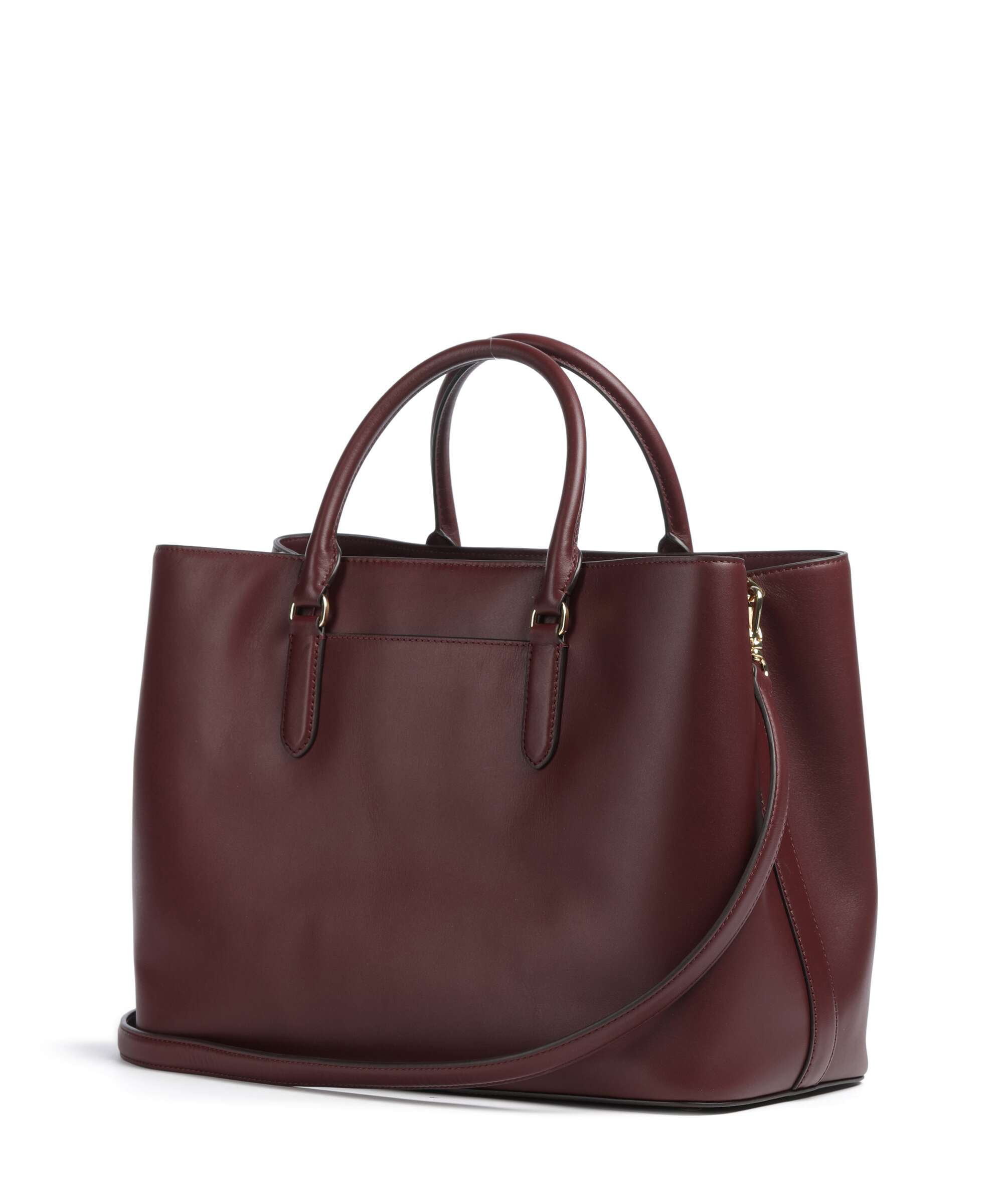 Lauren Ralph Lauren Marcy 36 Handbag dark garnet