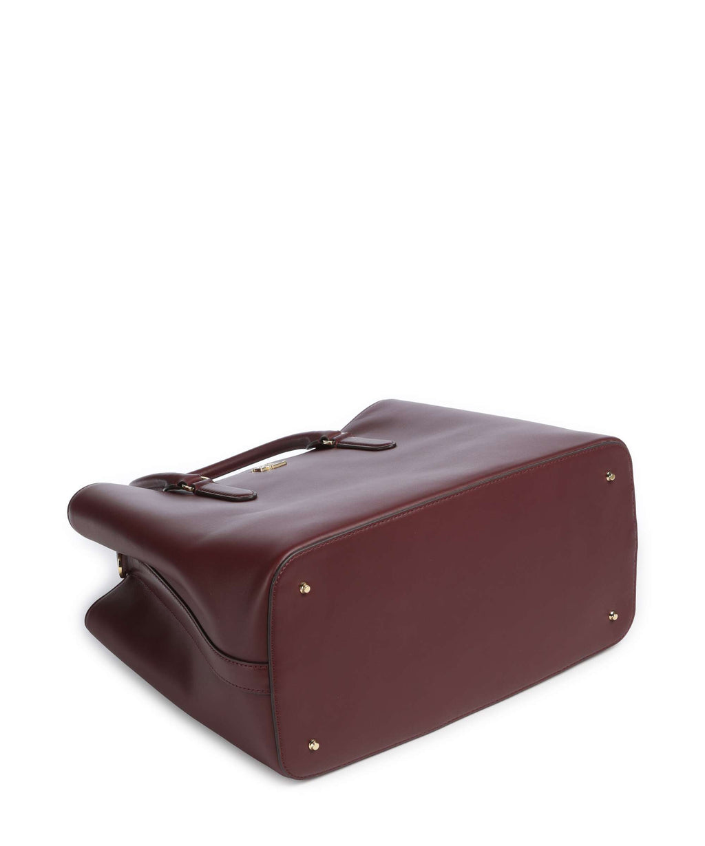 Lauren Ralph Lauren Marcy 36 Handbag dark garnet