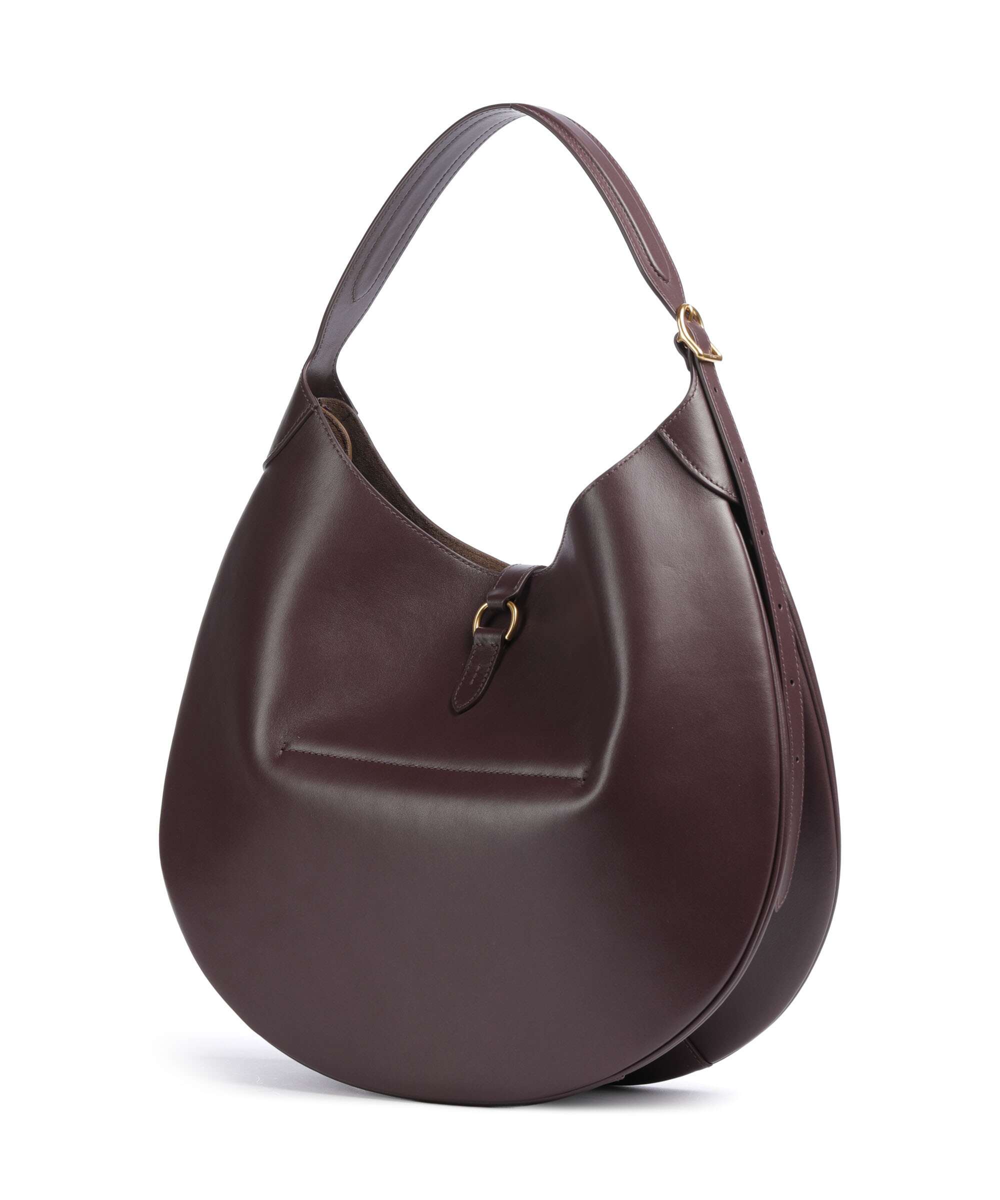 Polo Ralph Lauren ID Collection Medium Hobo bag midnight merlot