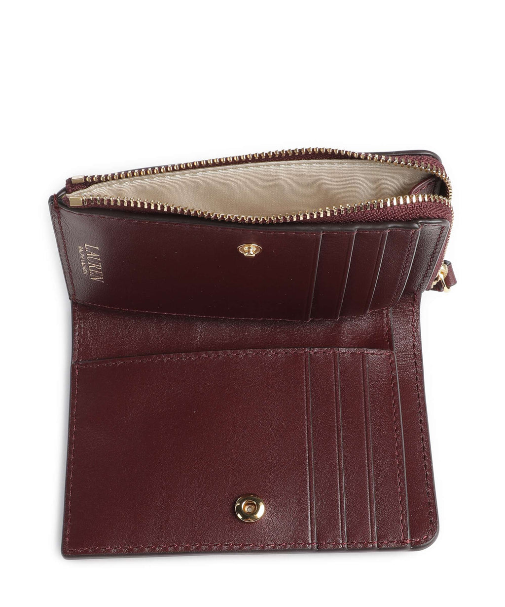 Lauren Ralph Lauren Small Credit card holder dark garnet
